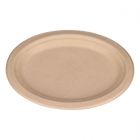 Plato de bagazo kraft - 26 x 19 cm