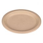 Plato de bagazo kraft - 26 x 19 cm