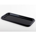 Bandeja RPET negra - 16 x 35 cm
