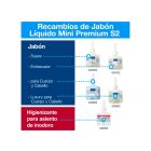 TORK Elevation®  | Dispensador Mini para jabón líquido, Crema de Ducha y Loción, Blanco, S2