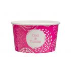 Tarrina de papel para helado - 195 ml