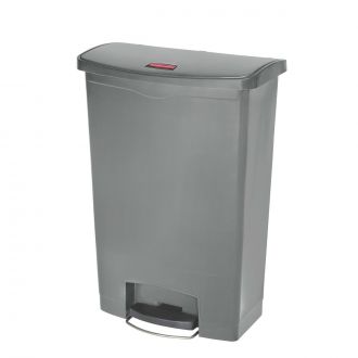 RUBBERMAID | Contenedor con pedal gris-  90 L