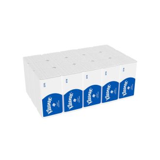 KLEENEX® | Toalla de manos Ultra™ plegada 3 capas. 15 paquetes x 96 hojas (cod. 6710)
