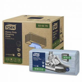 TORK | Paño de Limpieza Ultrarresistente Azul W4