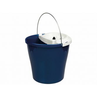 Cubo redondo para fregona azul - 12 L
