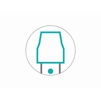 TTS | Bastidor Wet Disinfection con Block System para mopas desechables - 40 cm