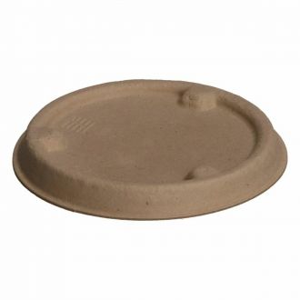 Tapa de bagazo marrón para envase de salsas - 60 mm