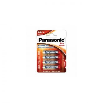 Pilas AA  Panasonic LR6 Pro Power, 4 uds