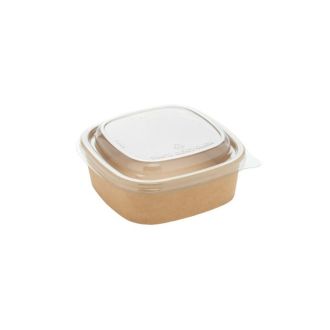 Ensaladera de cartón kraft - 500 ml