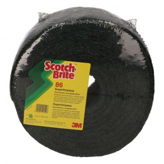 SCOTCH-BRITE™ | Rollo estropajo fibra verde - 6m x 134 mm