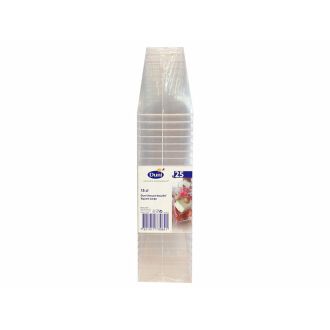 DUNI | Envase Square Large 15 cl, Transparente