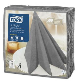 TORK LinStyle® | Servilleta para cena Premium - Gris