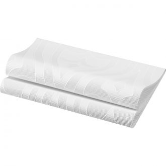 DUNI | Servilleta Elegance® Lily 48 x 48 cm, Blanco