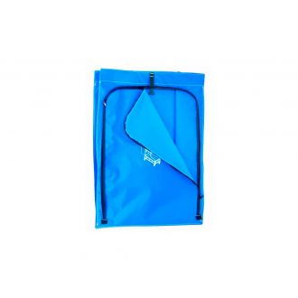 Bolsa de lona plastificada azul para carro - 77 L