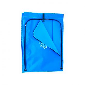 Bolsa de lona plastificada azul para carro - 77 L
