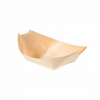 Barqueta de madera - 8 x 5 cm