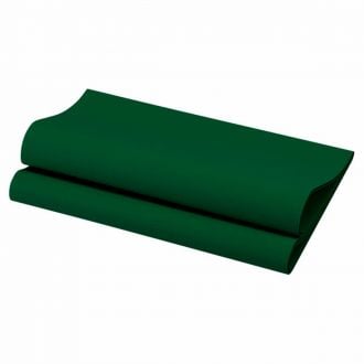 DUNI | Servilleta bio Dunisoft® verde oscura - 40 x 40 cm