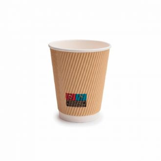 Vaso de papel corrugado 12 oz - 360 ml