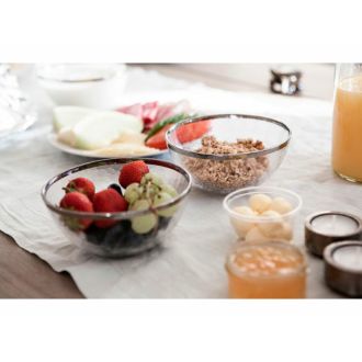 Ensaladera PS transparente - 1,5 L