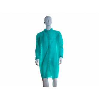 LUHEPA | Bata polipropileno verde con cierre de velcro - Talla XL