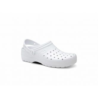 FELIZ CAMINAR | Zuecos flotantes Gruyere blancos - Talla 37