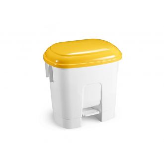 TTS | Derby L - Contenedor con tapa amarilla y pedal - 30 L