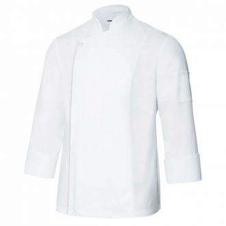 VELILLA | Chaqueta cocina manga larga blanca - Talla 50