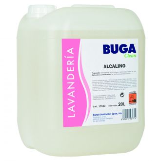 BUGA | Clean Alcalino. Componente alcalino para el lavado de ropa, 20L