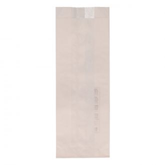 Bolsa de papel blanca - 9 x 5 x 24 cm