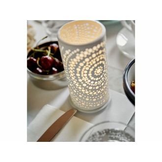 DUNI | Candelabro Billy 140 x 75 mm, Blanco