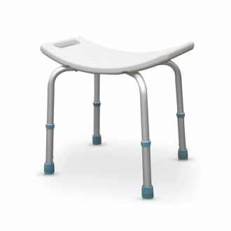 Taburete para baño regulable en altura