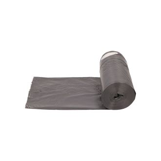 Bolsa Basura Doméstica Gris G-80, Autocierre, 55 x 60 cm (30 L)