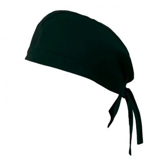 VELILLA | Gorro de cocina negro - Talla Única