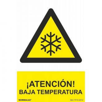 NORMALUZ® | Señal peligro "Atención baja temperatura"