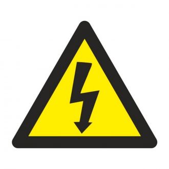 NODO MEGA Z | Señal triangular con rayo "riesgo eléctrico"