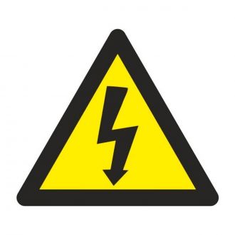 NORMALUZ® | Señal triangular con rayo "riesgo eléctrico"