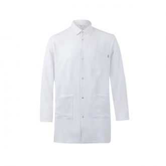 VELILLA | Bata unisex de microfibra color blanco - Talla M