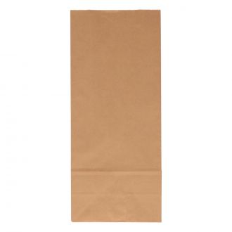 Bolsa americana kraft - 14 x 8 x 32 cm