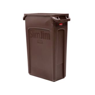 SLIM JIM® | Contenedor marrón - 87 L