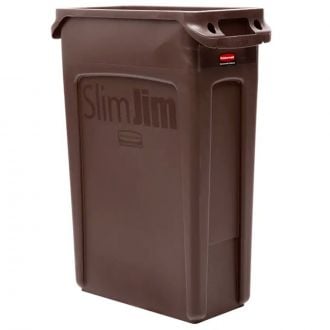 SLIM JIM® | Contenedor marrón - 87 L