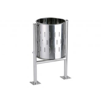 Papelera redonda inox - 60 L
