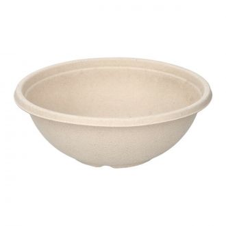 Bowl de fibra marrón - 350 ml