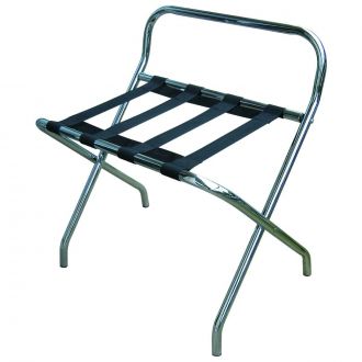 GHESSU | Reposa maletas plegable con respaldo