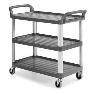 TTS | Shelf - Carro de 3 estantes gris
