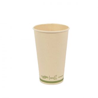 Vaso papel kraft compostable beige - 480ml