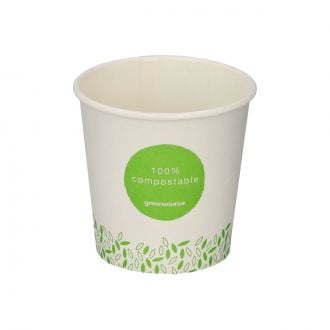 GREENSOURCE | Vaso de papel 100% compostable - 125 ml