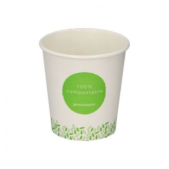 GREENSOURCE | Vaso de papel 100% compostable - 190 ml