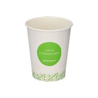 GREENSOURCE | Vaso de papel 100% compostable - 280 ml