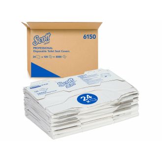 SCOTT® |Papel cubreasientos WC blanco 24 uds. (cod.6150)