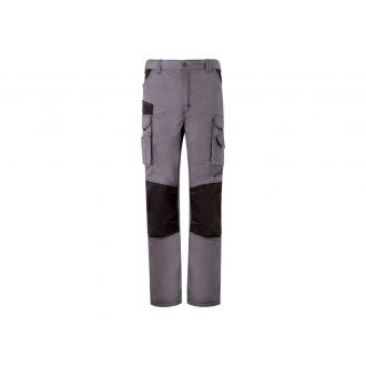VELILLA | Pantalón canvas gris-negro - Talla XL